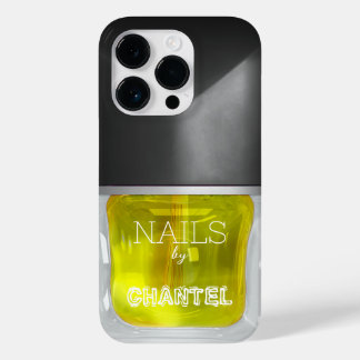 モダンスタイリッシュトレンディーネオン黄色爪、 ネイルワニス Case-Mate iPhone 14 PROケース