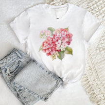 モダンスタイリッシュトレンディー水彩紫陽花