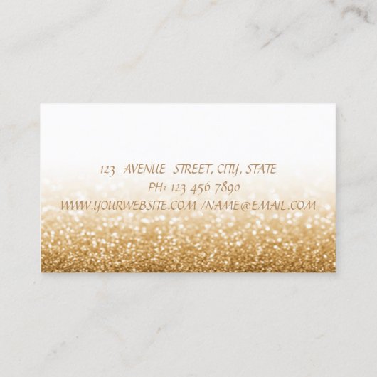 モダンスタイリッシュプロフェッショナルの輝き、《写真》ぼけ味 名刺 (裏面)