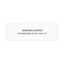 モダンスタイリッシュプロフェッショナルトレンディーシンプルホワイト ラベル