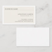 モダンスタイリッシュプロフェッショナルミニマルデザイン 名刺 (正面/裏面)