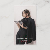 モダンスタイリッシュプロフェッショナルモノグラムの 名刺 (正面)