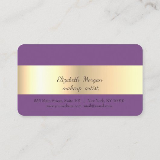 モダンスタイリッシュプロフェッショナルロイヤリティカード ロイヤリティカード (裏面)