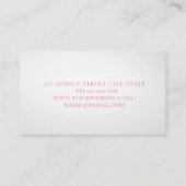 モダンスタイリッシュプロフェッショナル 名刺 (裏面)