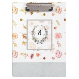 モダンスタイリッシュモノグラムガーリーパターン1974 クリップボード