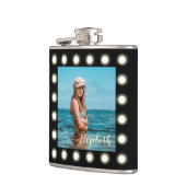 モダンスタイリッシュユニーク黒の正方形フォトフレーム フラスク (左)