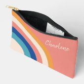 モダンスタイリッシュレトロ アクセサリーポーチ (見開き)