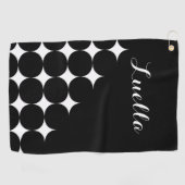 モダンスタイリッシュヴィンテージ ゴルフタオル (横)