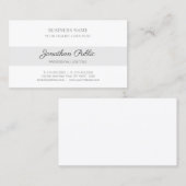 モダンスタイリッシュ企業のお洒落デザイン 名刺 (正面/裏面)