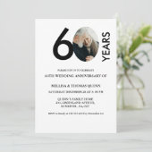 モダンスタイリッシュ写真60結婚TH 招待状 (スタンド正面)