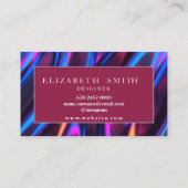 モダンスタイリッシュ名刺 名刺 (裏面)