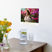 モダンスタイリッシュ大学院写真金ゴールド 箔ポスター (レイダウン (キッチン))