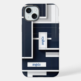 モダンスタイリッシュ抽象芸術 iPhone 15 PLUSケース