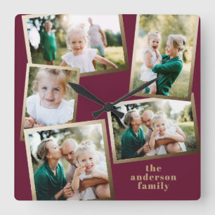 モダンスタイリッシュ数々のホーム装飾 スクエア壁時計