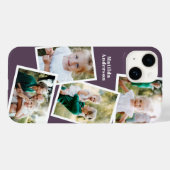 モダンスタイリッシュ数々の写真家族 Case-Mate iPhoneケース (裏面 (横))