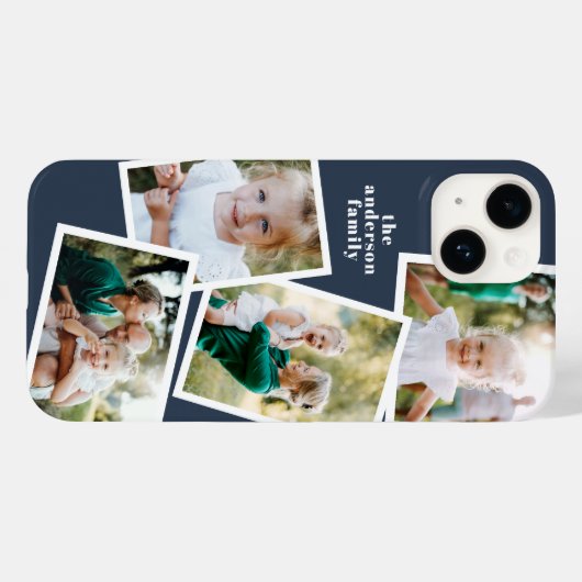 モダンスタイリッシュ数々の写真家電子家族 Case-Mate iPhoneケース (裏面 (横))