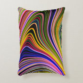 モダンスタイリッシュ数々の線 アクセントクッション (正面(垂直))