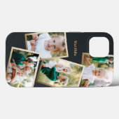 モダンスタイリッシュ数々の金ゴールド写真家電子家族 Case-Mate iPhoneケース (裏面 (横))