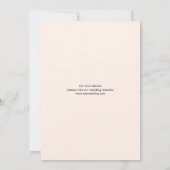 モダンスタイリッシュ日付の挿入 セーブザデート (裏面)