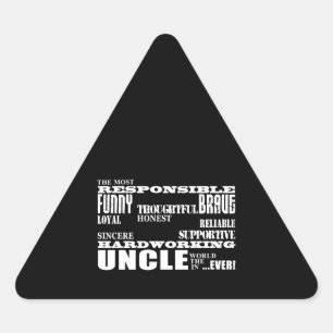 モダンスタイリッシュ最高の素晴らしuncles :クオリティ 三角形シール