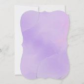 モダンスタイリッシュ海第5誕生日ガールパーティー 招待状 (裏面)