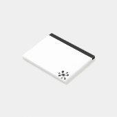 モダンスタイリッシュ白黒 ポストイット (アングル)