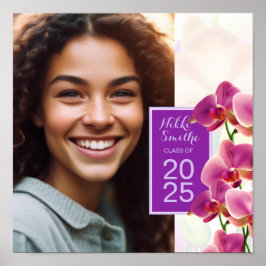 モダンスタイリッシュ蘭の写真ポスター ポスター