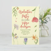 モダンスタイリッシュ野花 招待状 (スタンド正面)