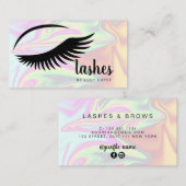 モダンスタイリッシュ雛ホログラフィー 名刺 (正面/裏面)