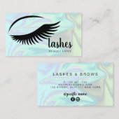 モダンスタイリッシュ雛ホログラフィー 名刺 (正面/裏面)