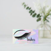 モダンスタイリッシュ雛ホログラフィー 名刺 (スタンド正面)