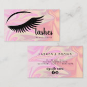 モダンスタイリッシュ雛ホログラフィー 名刺 (正面/裏面)