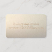 モダンスタイリッシュ，メイクアップアーティスト，唇 名刺 (裏面)