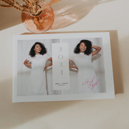 モダンスタイリッシュ | 3フォトモノグラム卒業 ゲストブック