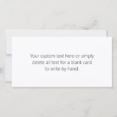 モダンスタイリッシュThank You編集可能金ゴールド文字 サンキューカード (裏面)