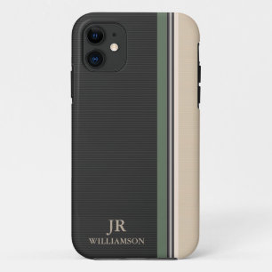 モダンスタイルオストライプリーブカスタムケース – メイト™ iPhone 11 ケース