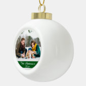 モダンスタイルカスタム写真 セラミックボールオーナメント (右)
