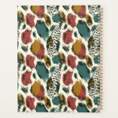 モダンスタイルカラフルアニマルプリント プランナー手帳 (裏面)