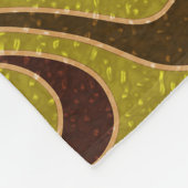 モダンスタイルステンドグラス窓 フリースブランケット (角)