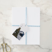 モダンスタイルツリーとマウンテンギフトラベル ギフトタグ (より糸付き)