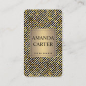 モダンスタイルラグジュアリーストライプズ 名刺 (正面)