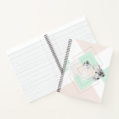 モダンスタイル幾何デザイン ノートブック (内部)