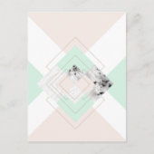 モダンスタイル幾何デザイン ポストカード (正面)