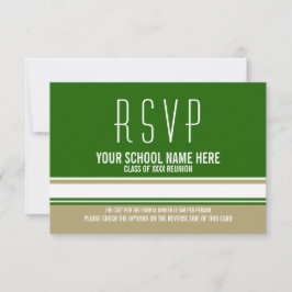 モダンスタイル懇親会RSVPカード 招待状