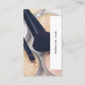 モダンスタイル | メイクアップアーティスト 名刺 (裏面)