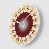 モダンスタイル ラージ壁時計 (傾斜)