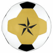 モダンスター柄サッカーボール ユニークなデザイン サッカーボール (正面)