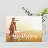 モダンスター素朴ズのクリスマス・ホリデー・フォト・カード シーズンカード (スタンド正面)