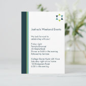 モダンスター バー・ミツヴァ 挿入カード 招待状 (スタンド正面)