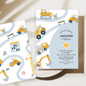 モダンストップ建築ザ・トラフィック第1の誕生日 招待状